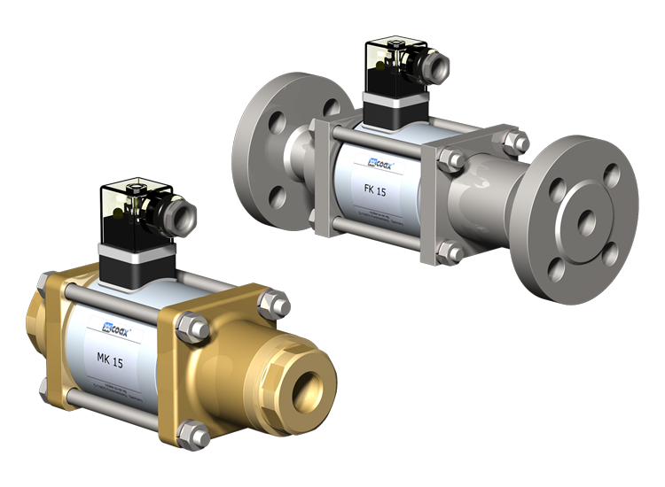 2/2 Way coaxial Direct Acting Valves
